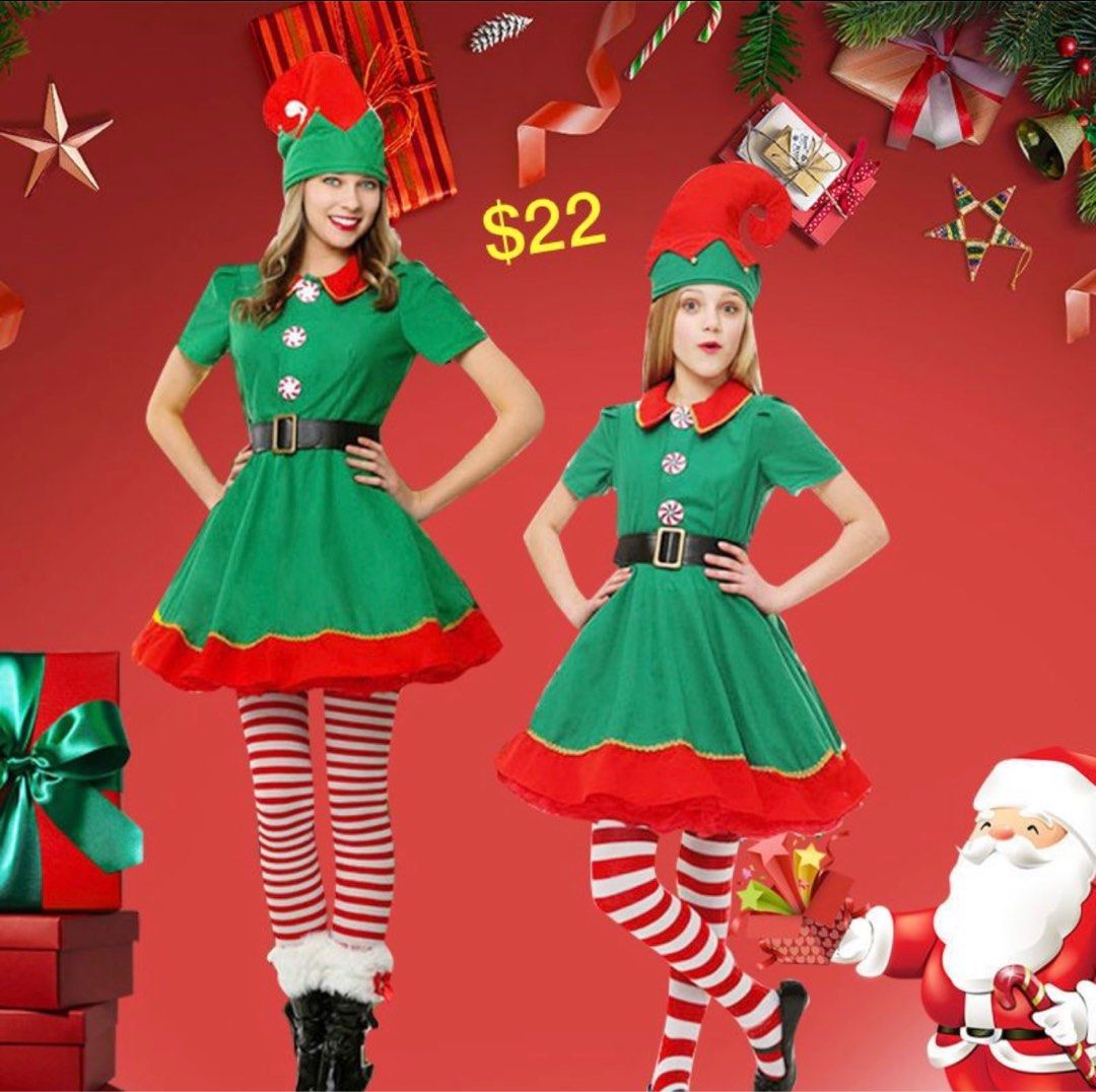 Christmas dresses clearance santa