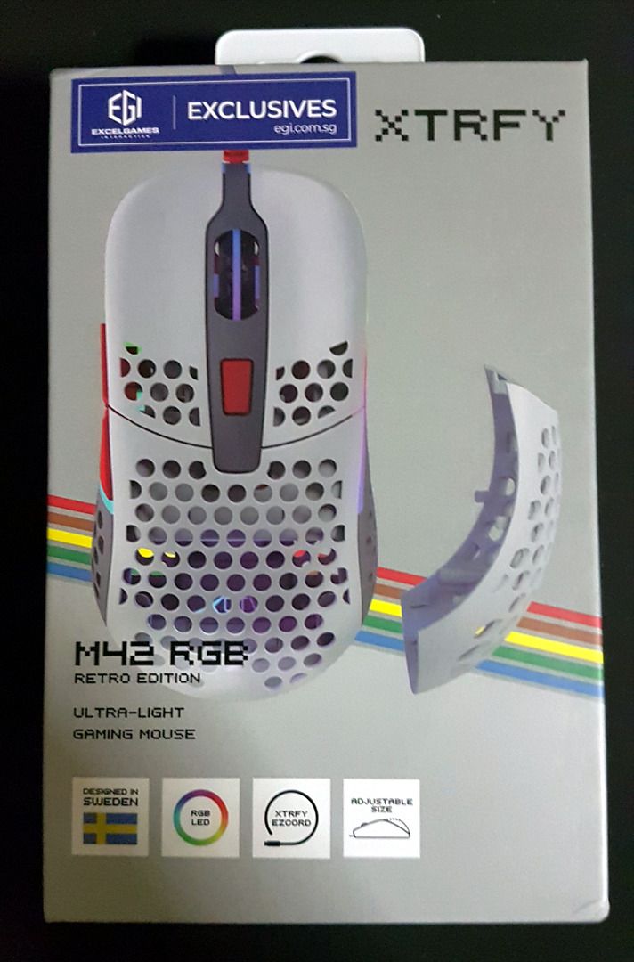 Xtrfy M42 RGB Retro gaming mouse, Computers & Tech, Parts & Accessories