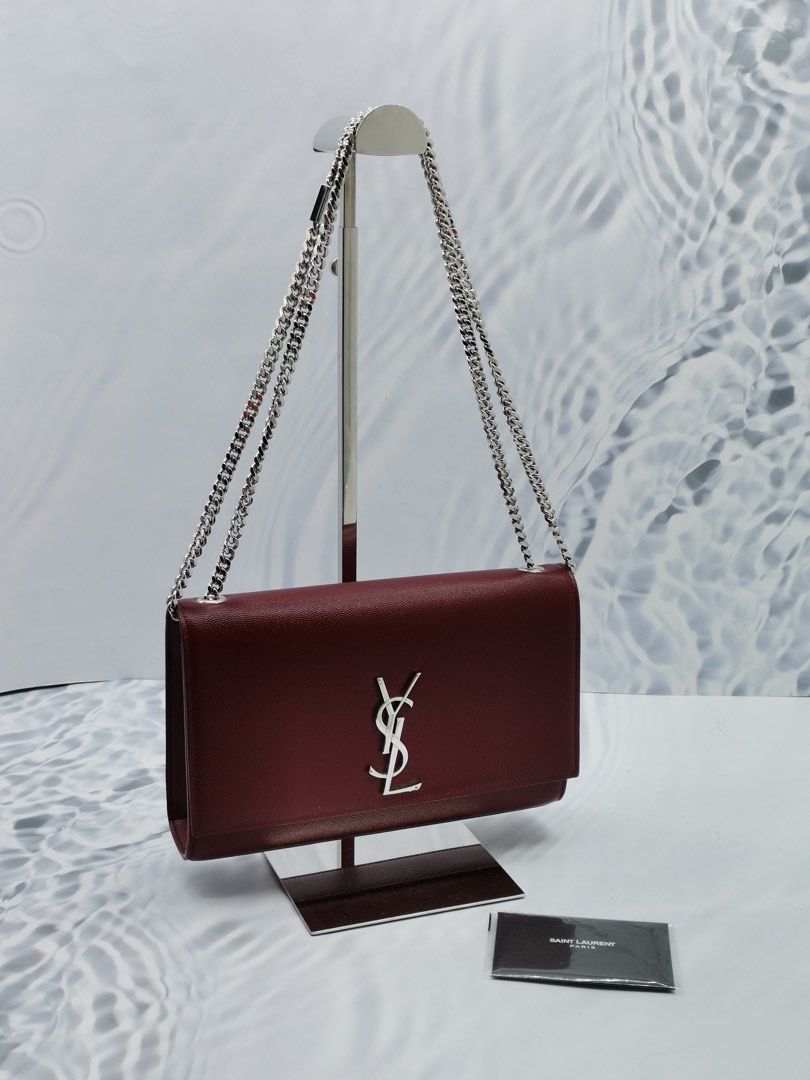 Ysl kate medium in grain de poudre embossed leather shop