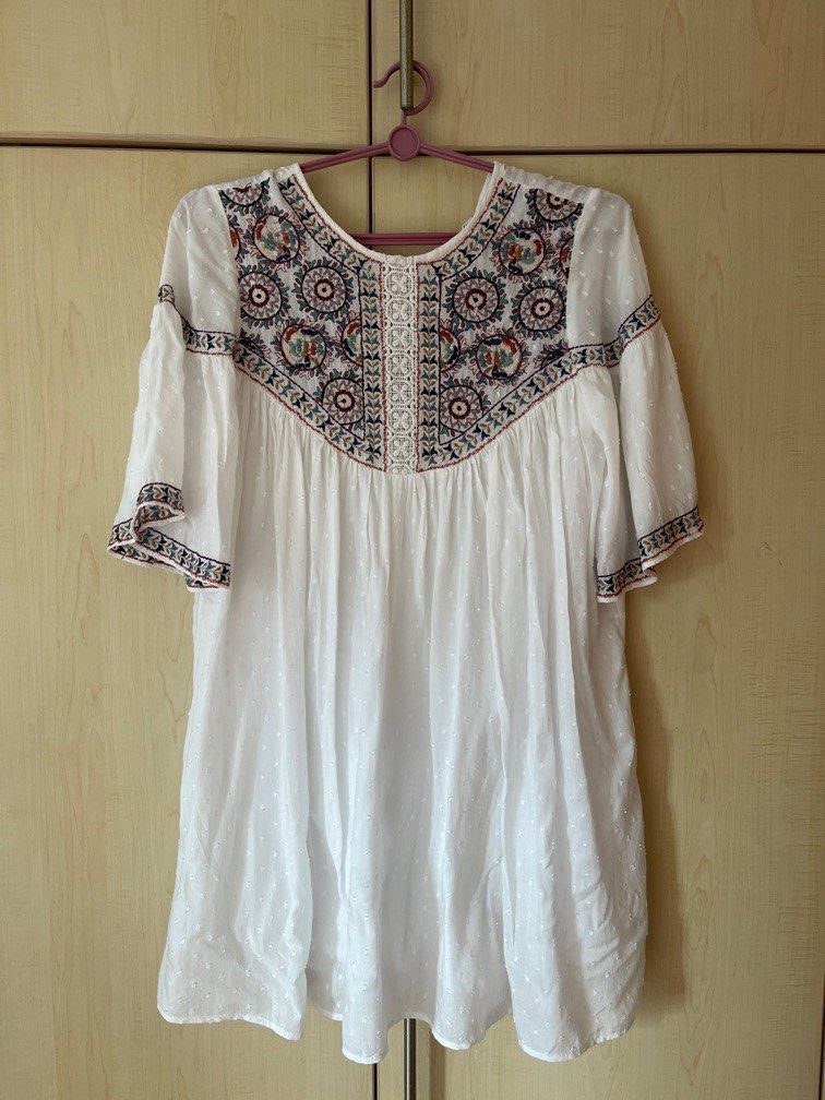 Zara tribal romper dress (size XS), Women's Fashion, Dresses & Sets, Dresses  on Carousell