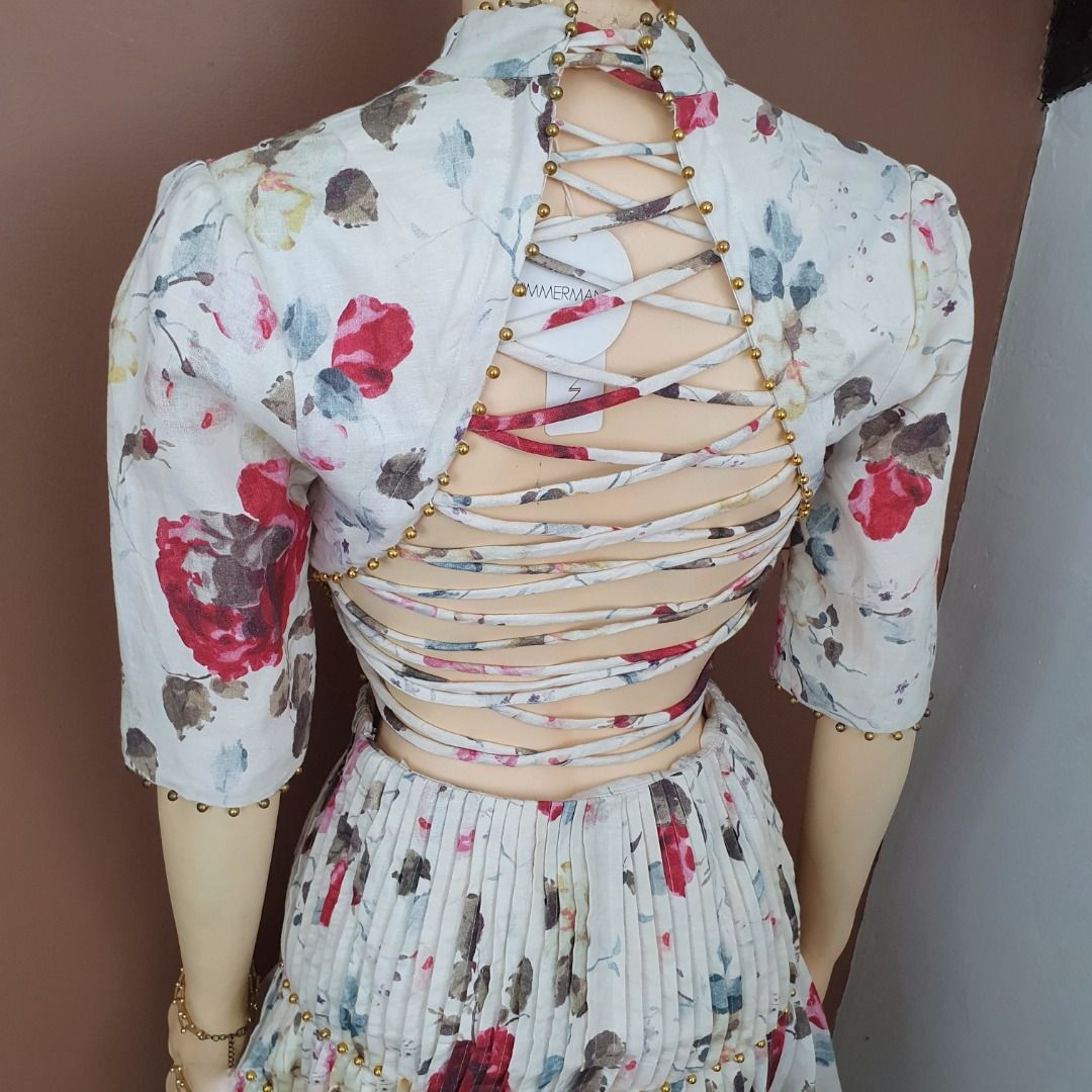 Zimmermann Mischief Rosette Tuck Skirt (For Hire) main image 0