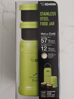  Zojirushi Stainless Steel Food Jar, 25-Ounce, Aqua Blue: Food  Savers: Home & Kitchen