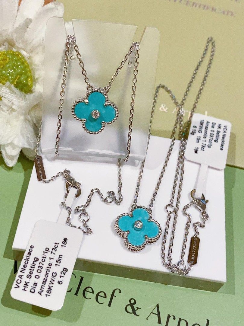 Vca cheap diamond necklace