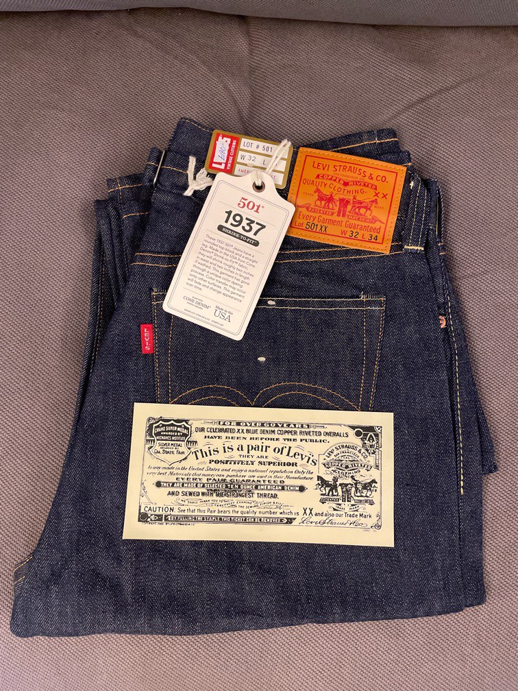 LVC Levi's 501 1937年 W32 L34 LVC Levi's 501 1937年 W32 L34 Jeans Original 501® 1937 Levi's