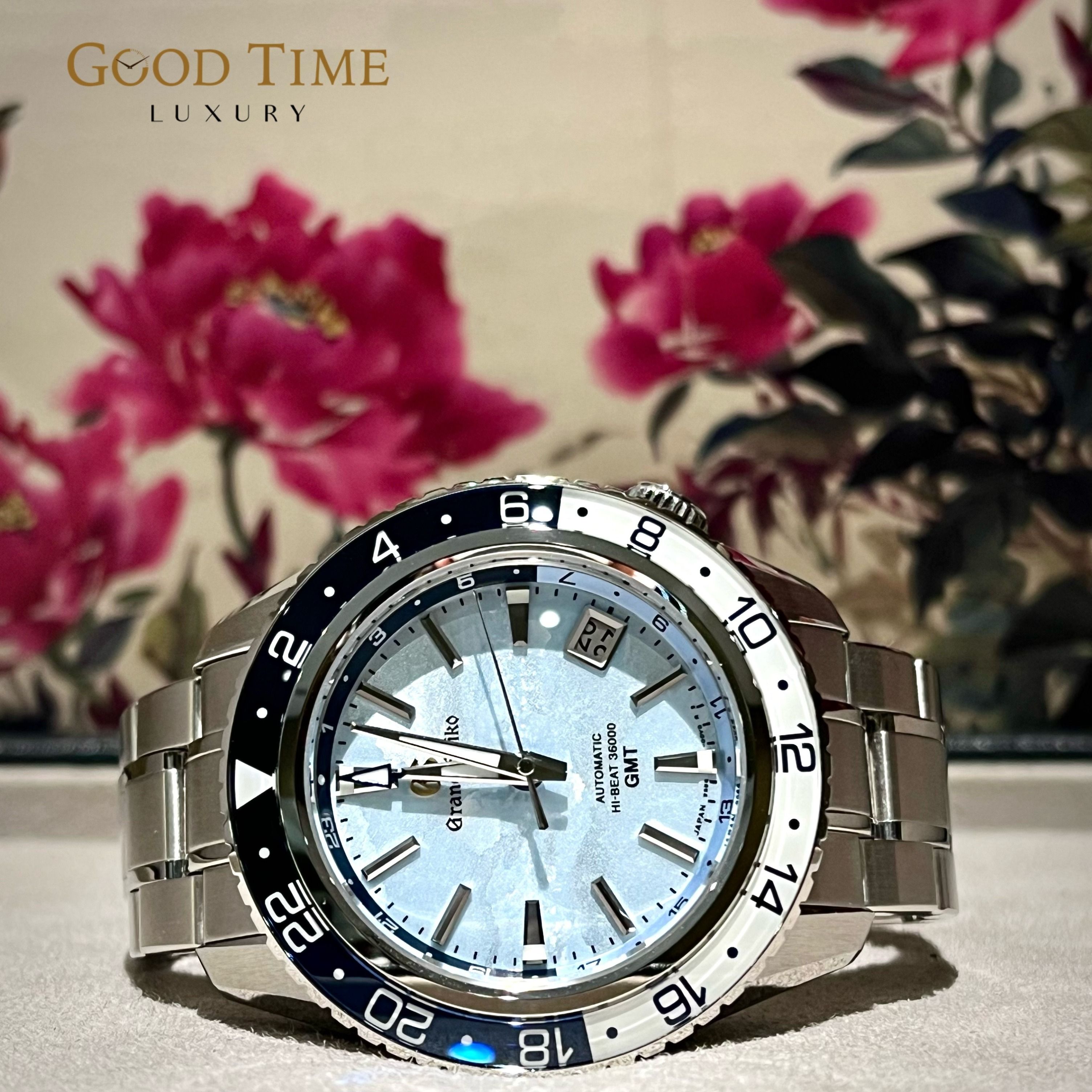 Grand Seiko Sea of Clouds Hi Beat GMT Watch SBGJ275G