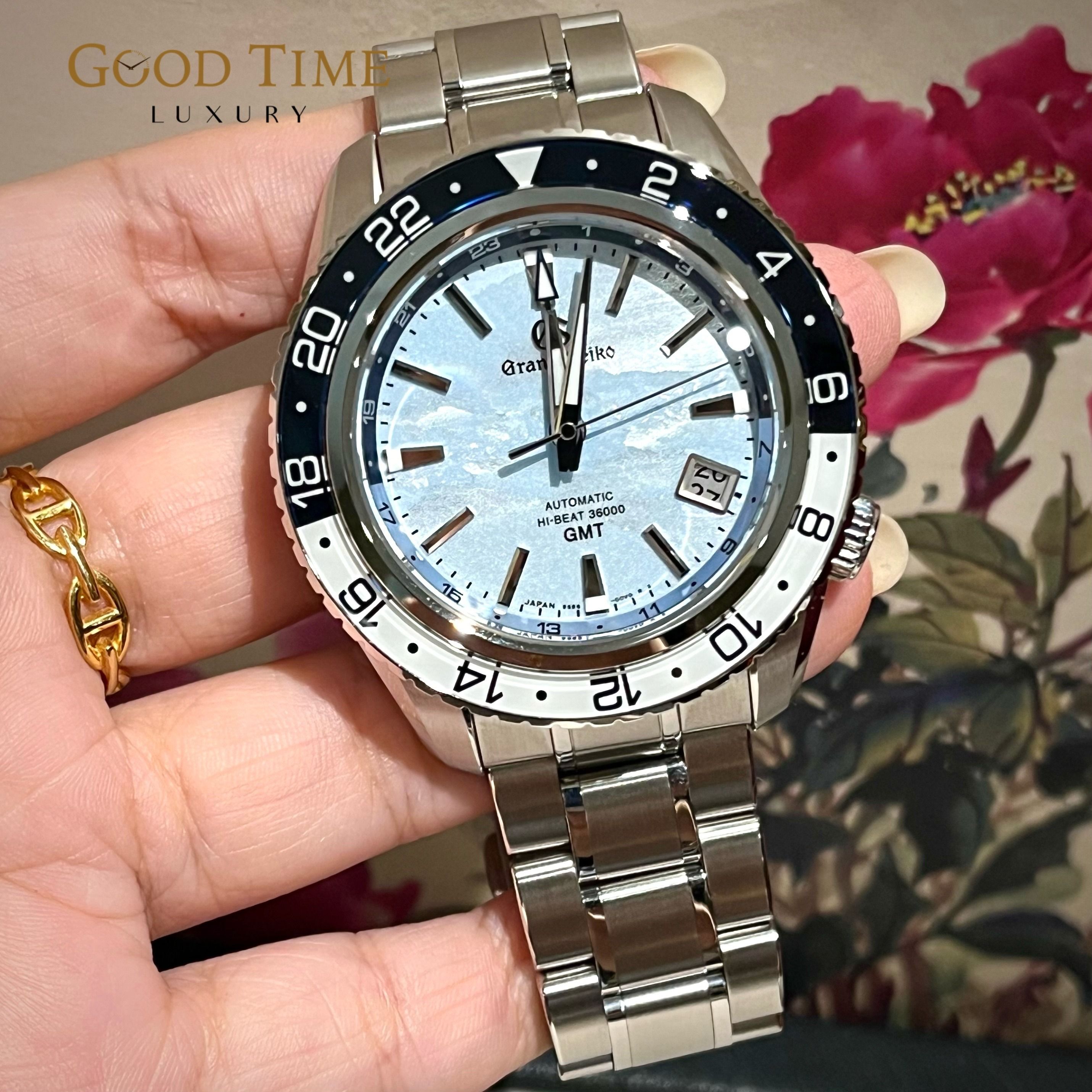 Grand Seiko Sea of Clouds Hi Beat GMT Watch SBGJ275G