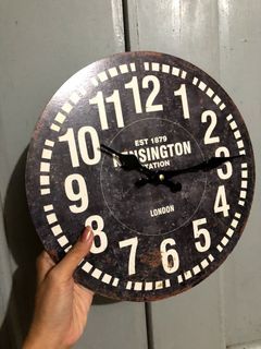 30cm/ 12 inch wooden wall clock