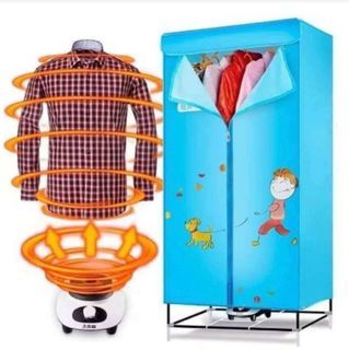 ♥️ 2 in 1 Automatic Fast Drying Clothes Dryer Rack Closet for Hanging Wet Shirts and Pants Cabinet