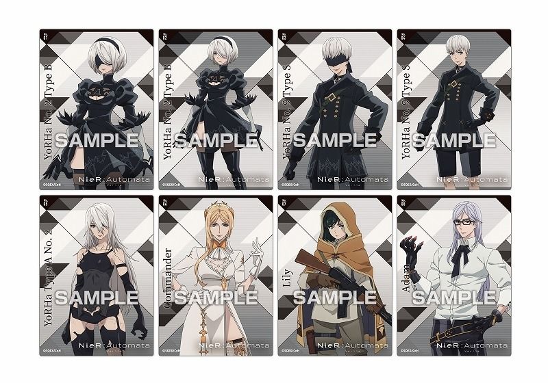 日版 原盒 一套32款 NieR:Automata Ver1.1a 尼爾:自動人形 2B 9S A2 角色 收藏卡 膠卡 ENSKY 非餅卡