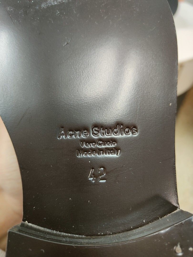 Acne studios Men's Julian Suede Chelsea boots size 42, 男裝, 鞋 ...