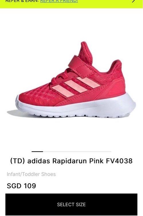 Adidas infant size 6 online