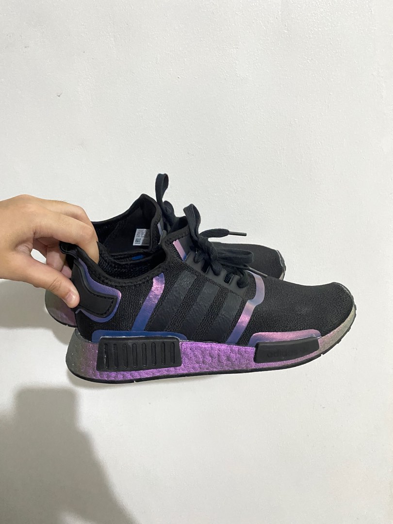 Adidas nmd sale black purple