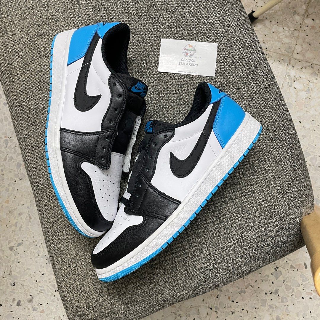 Air Jordan AJ 1 Low OG Unc Powder Blue Men s Fashion Footwear