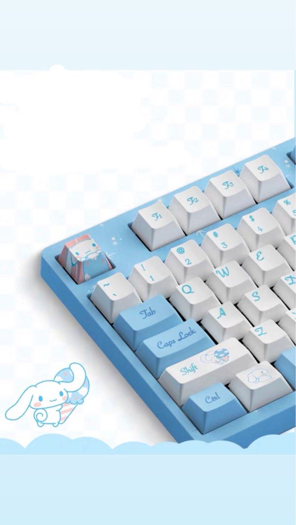 AKKO CINAMONROLL SANRIO TYPE C WIRED KEYBOARD LAPTOP / DESKTOP VERSION ...