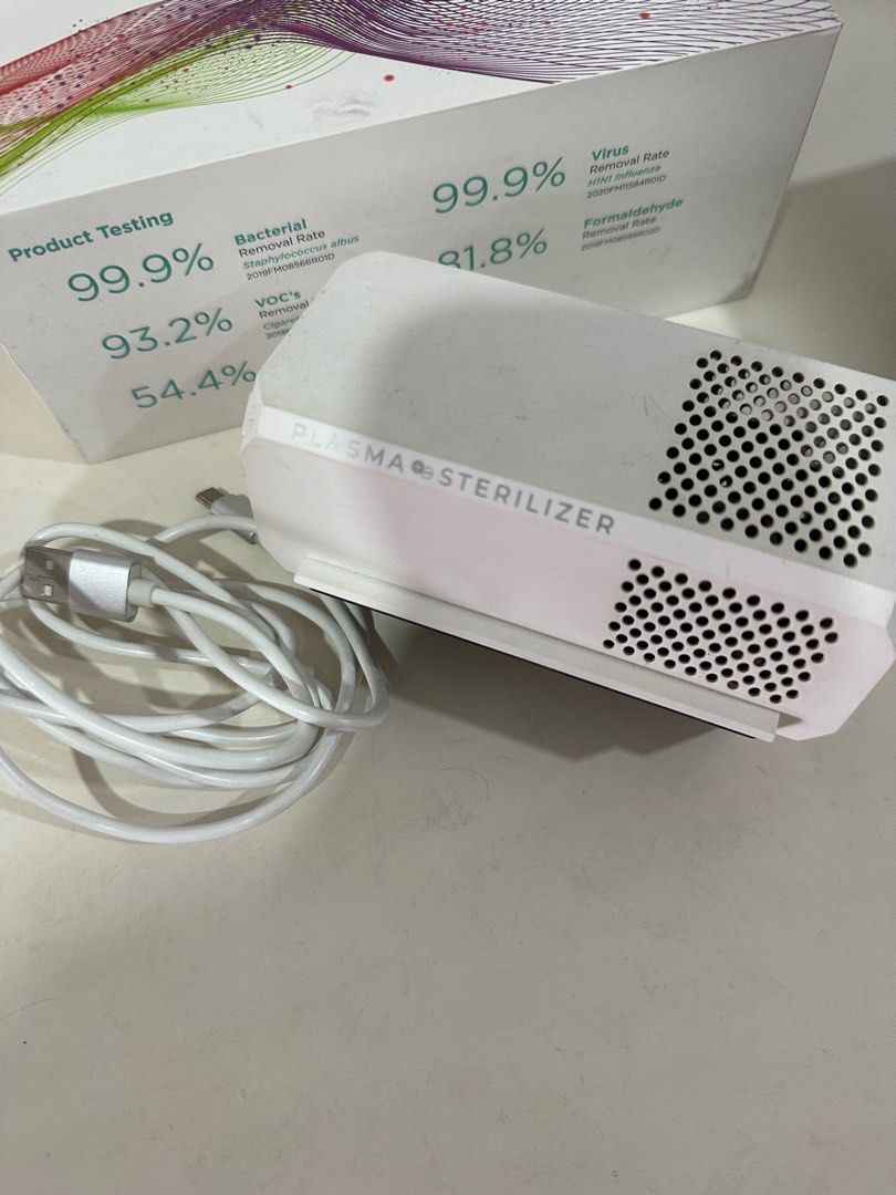 Aller Plasma Nano+ Sterilizer (Category: Medical Supplies & Tools) located in San Juan City. Submitted by quickdolphin.0fab36 (Listing ID 1273195745, Image 2). Description: Aller Plasma Nano+ Sterilizer Portable. Eco-friendly. Energy-efficient. Compact, elegant design. With a 99.9% certified success rate for eliminating harmful pathogens, bacteria, viruses and odors. The Aller Plasma Nano+ Sterilizer: Uses Cold Plasma Technology Is safe for human