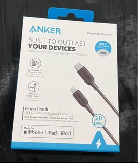 Anker PowerLine III USB-C to Lightning  Cable