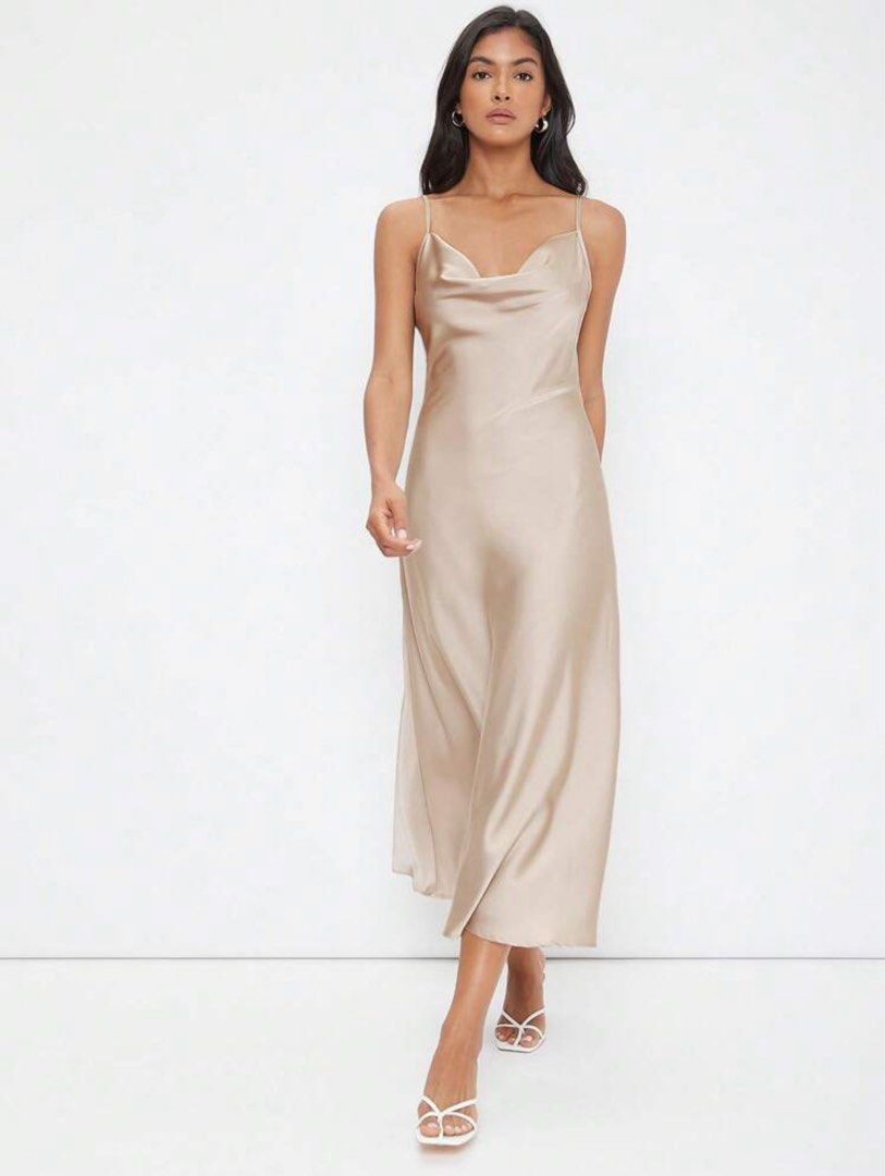 Apricot dress Women s Fashion Dresses Sets Dresses on Carousell