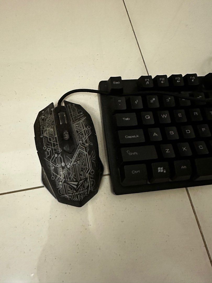 Armageddon RGB gaming keyboard and mouse, Computers & Tech, Parts