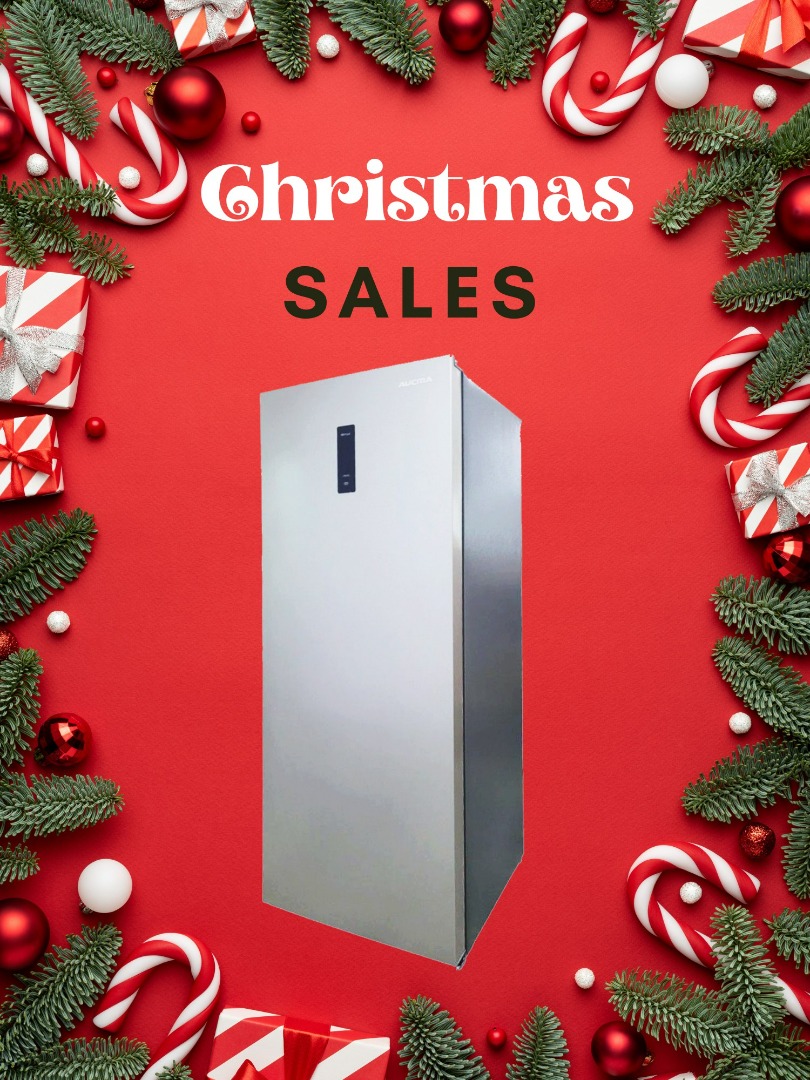 AUCMA Non Frost BD236W Upright Freezer Commercial Chest Freezer Fridge