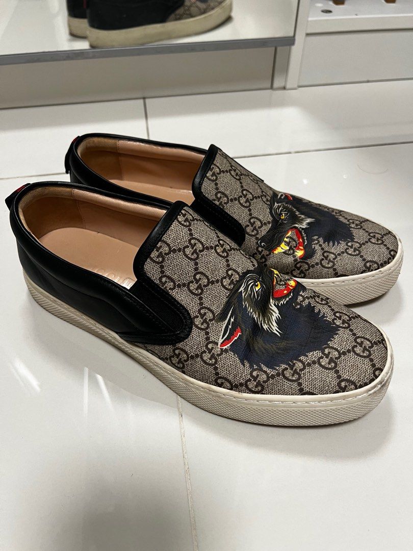 Authentic Gucci Slip On Shoes Men s Size 43