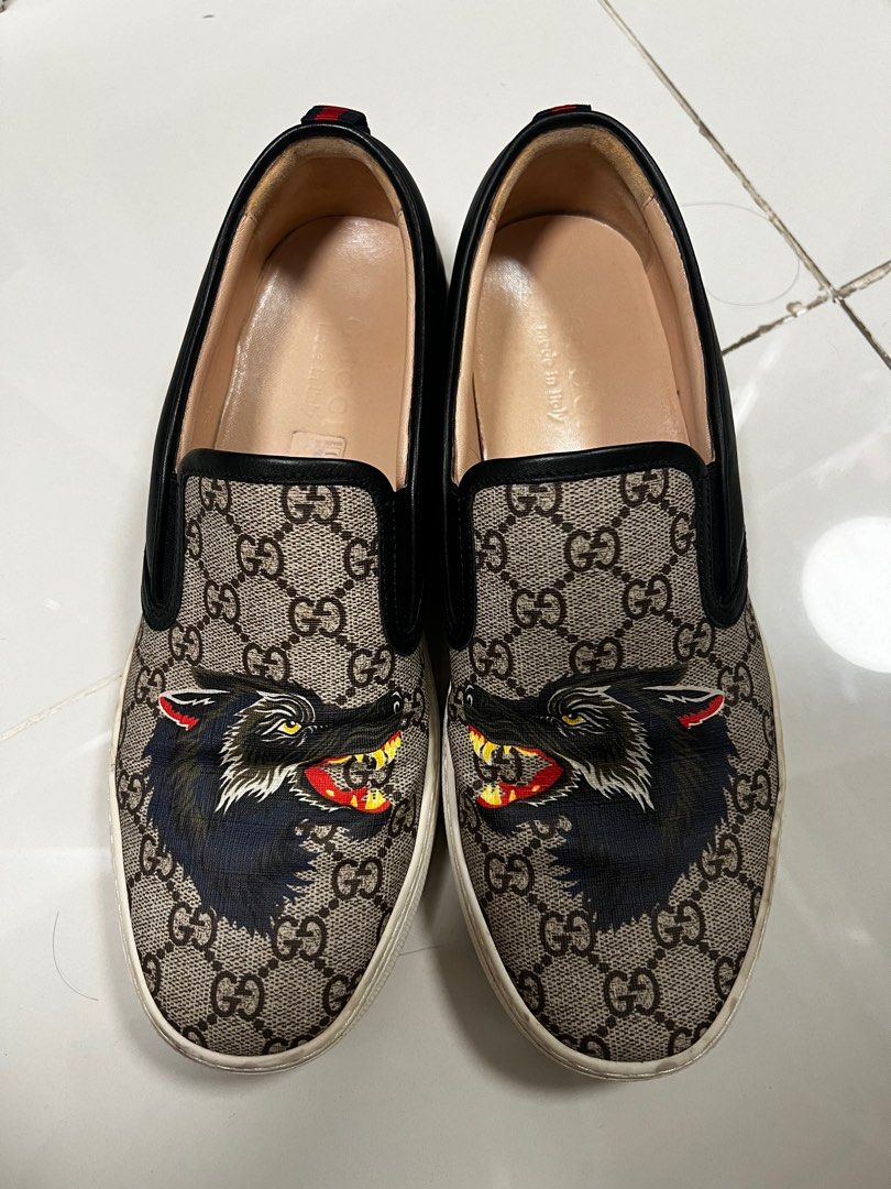 Authentic Gucci Slip On Shoes Men s Size 43