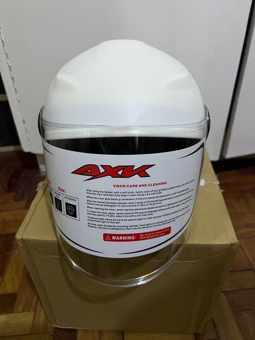 AXK Motorcycle Helmet Half Face Open Face Head Protection, Beauty ...