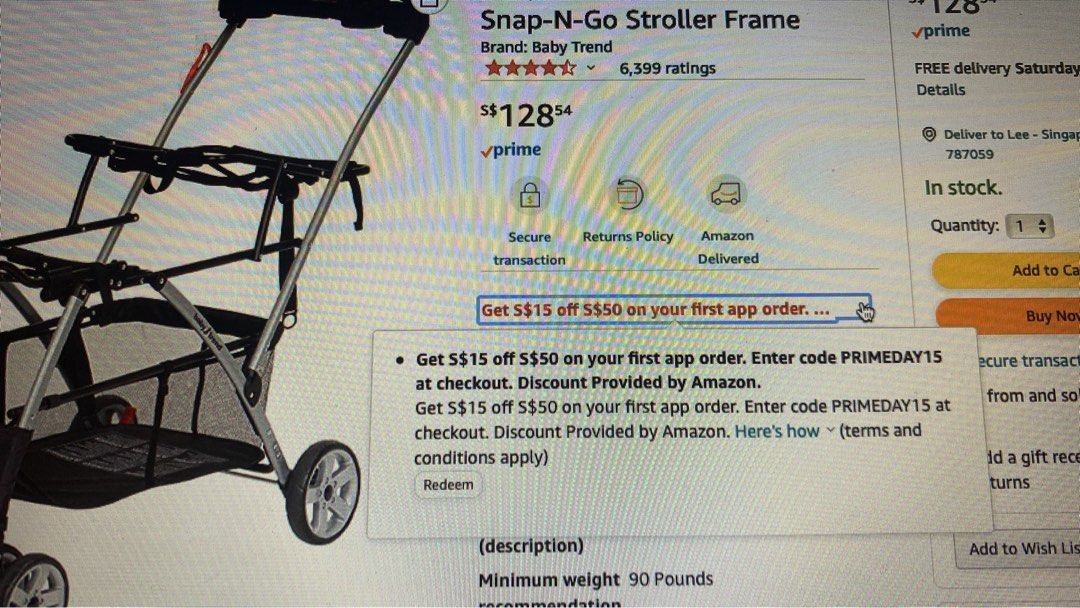 Baby trend snap and go deals double