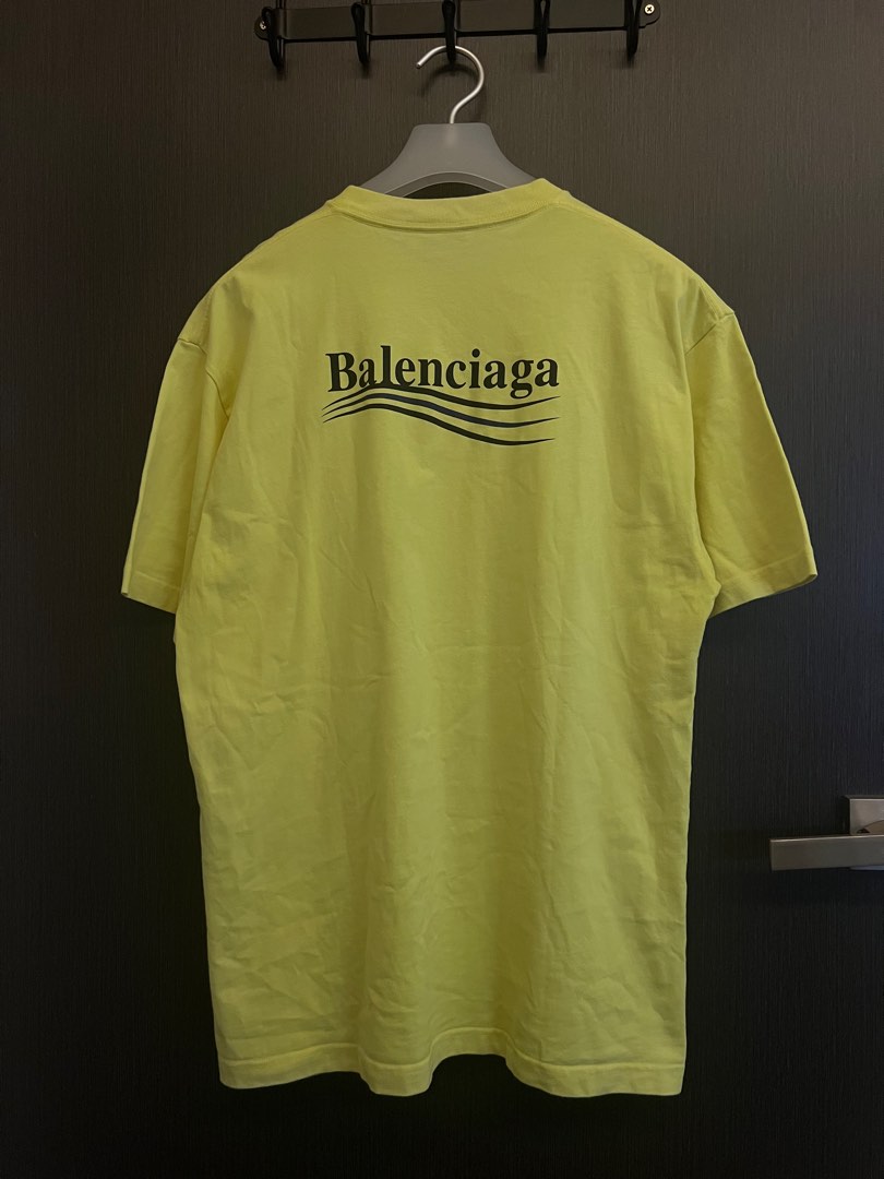 balenciaga yellow shirt