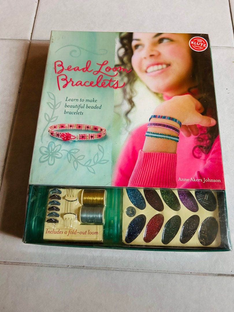 Beads bracelet loom kit, Hobbies & Toys, Stationery & Craft, Handmade Craft  on Carousell