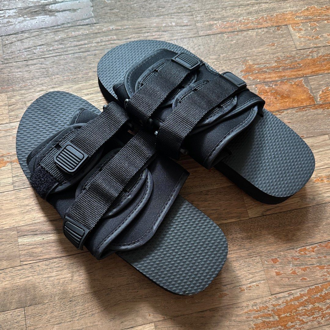 Black Teva Suicoke Alike Sandals