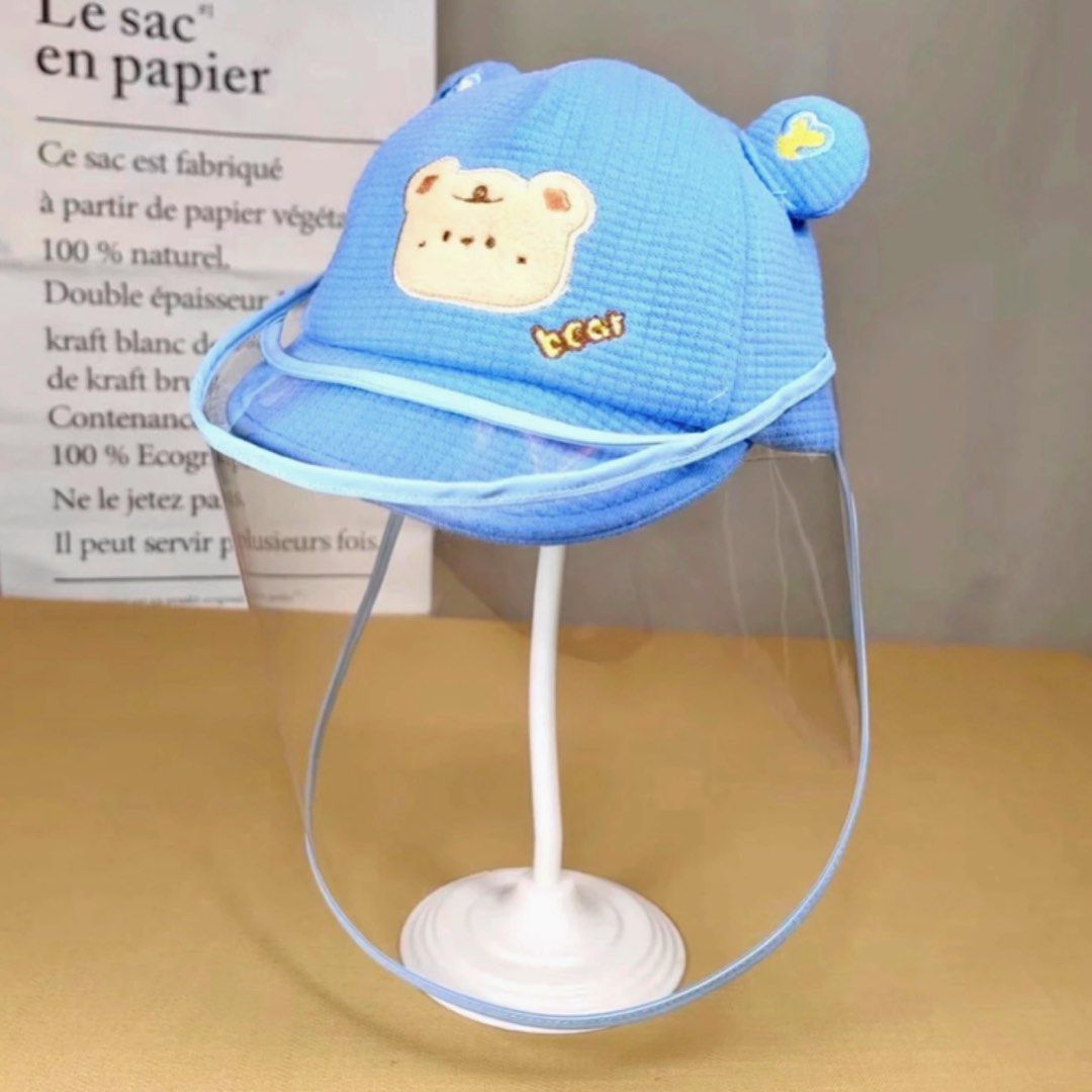 Baby hat with plastic shield 2025