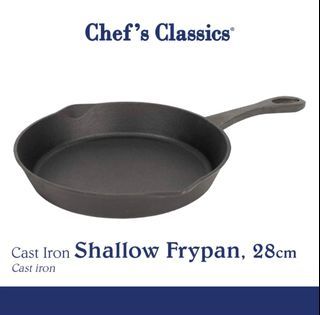 BNEW Chef's Classics Cast Iron 28cm Frypan