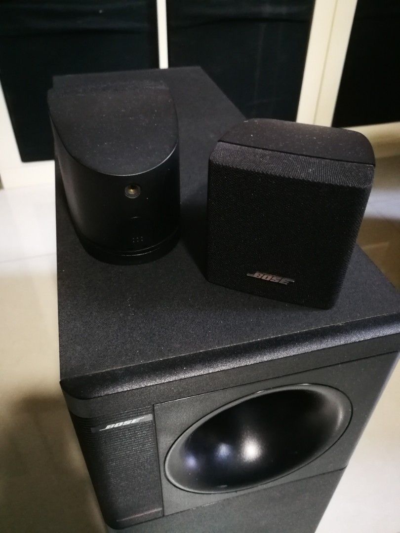 Bose AM5 series 2 speaker system with single cube speaker, Audio