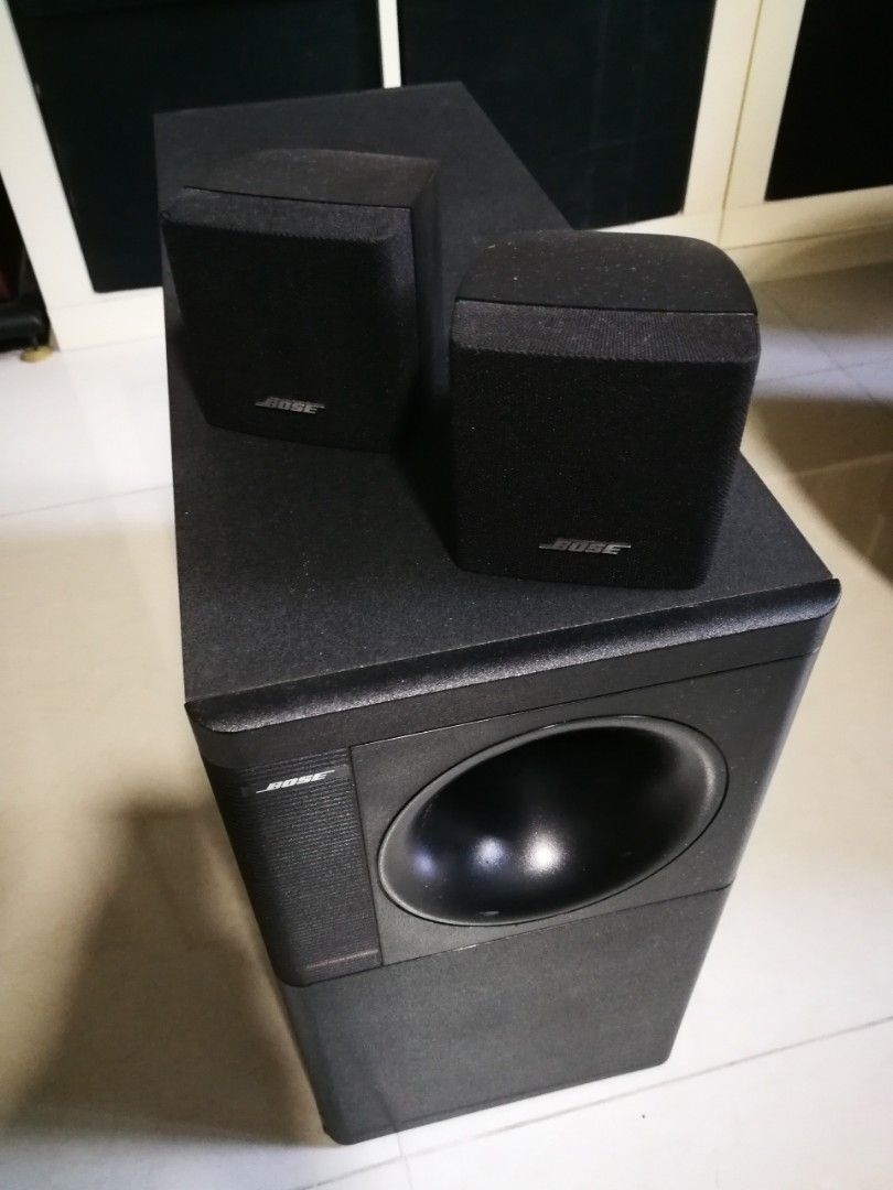 Bose AM5 series 2 speaker system with single cube speaker, Audio