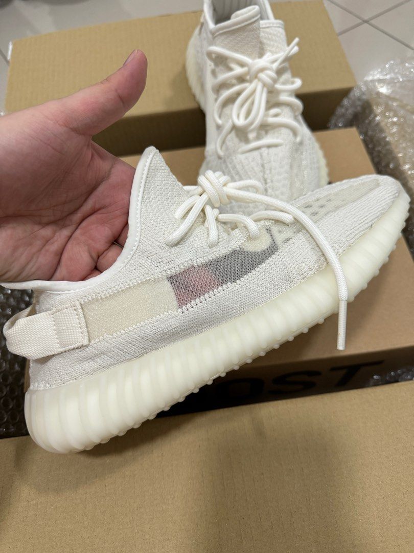 White yeezy new arrivals boots