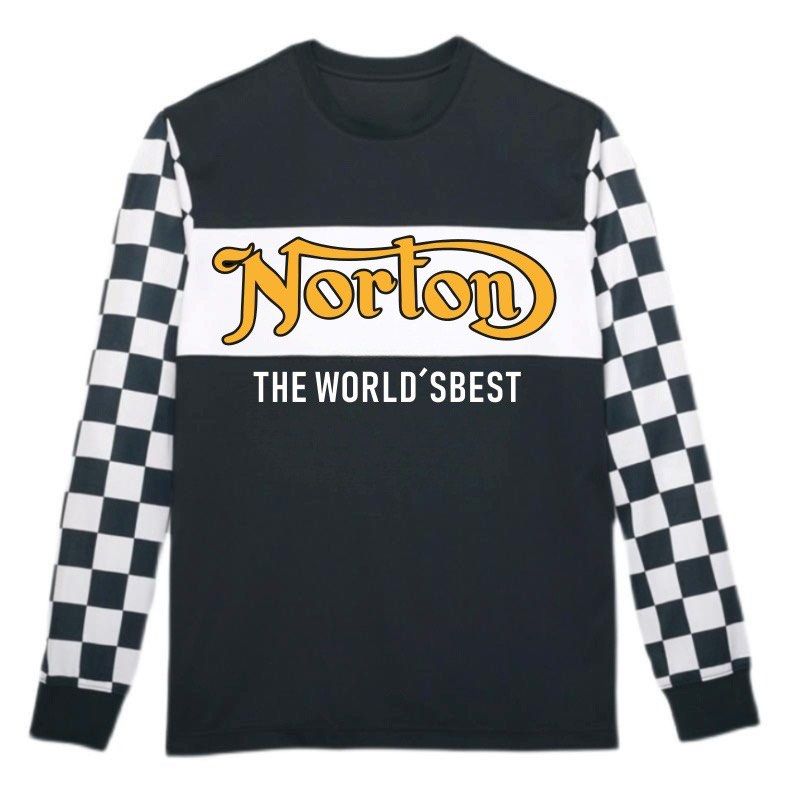 BRAND NEW IN STOCK) Norton Retro Motorcycle Jersey Team Bicycle 