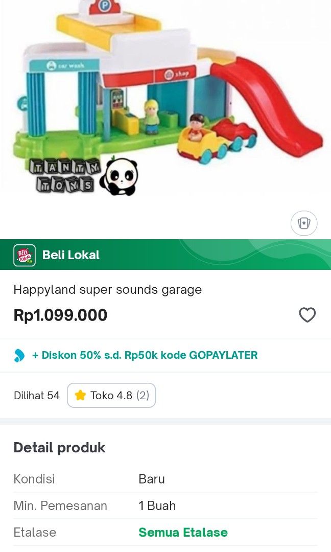 Elc sale happyland garage