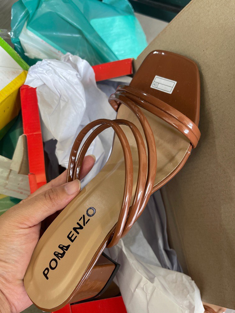 boot heels brown
