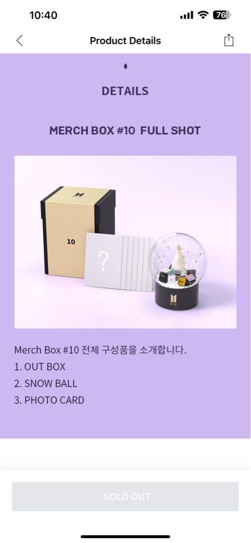 BTS Merch Box 10, Hobbies & Toys, Memorabilia & Collectibles, Fan