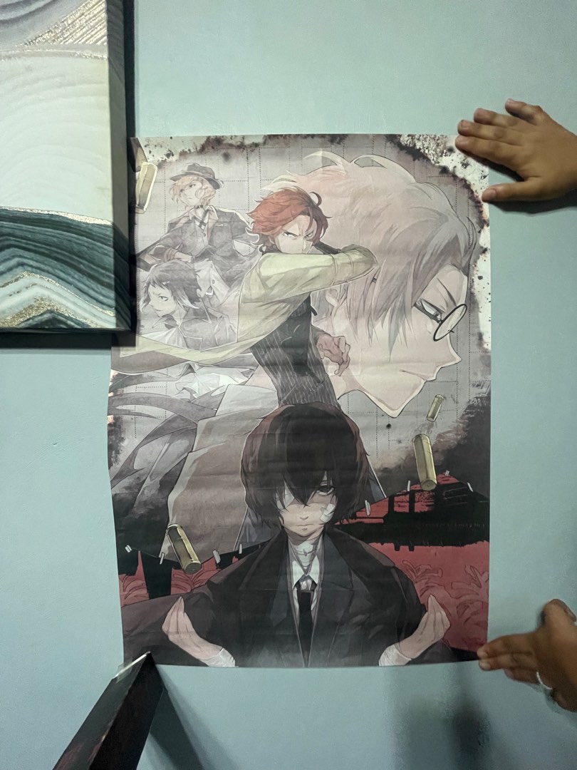 Bungo Stray Dogs official poster, Hobbies & Toys, Toys & Games on Carousell