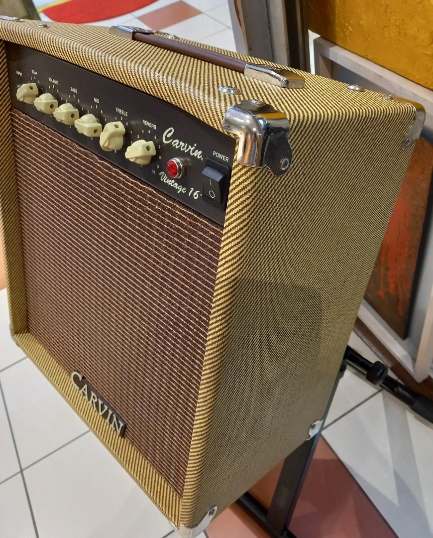 Carvin Vintage 16 Tube Guitar Amplifier W Stand Audio Soundbars