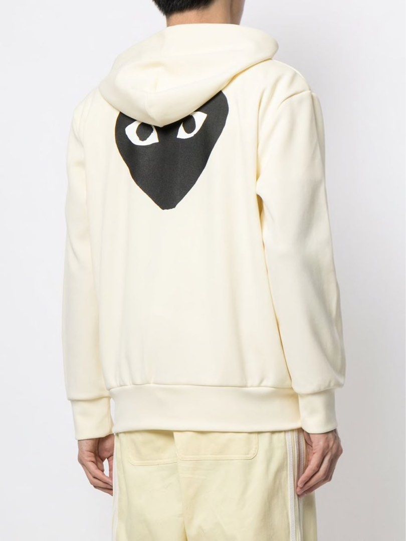 Cdg yellow hoodie outlet
