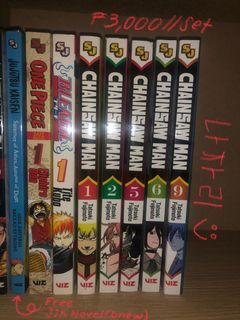 Chainsaw Man Bleach One Piece Jujutsu Kaisen Novel Assorted Manga