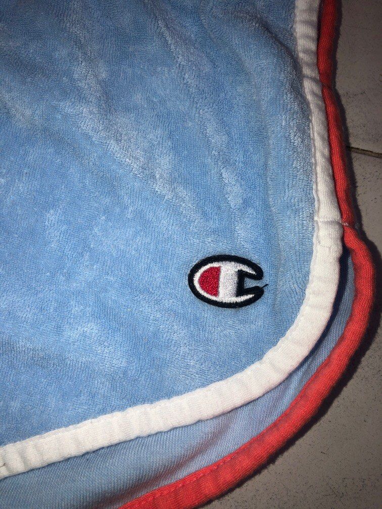 Red champion shorts womens hot sale