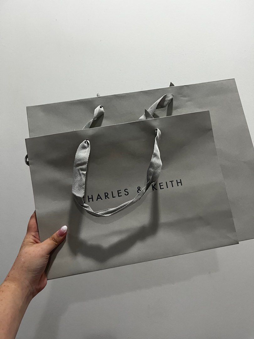 Jual paper bag charles and keith new arrivals