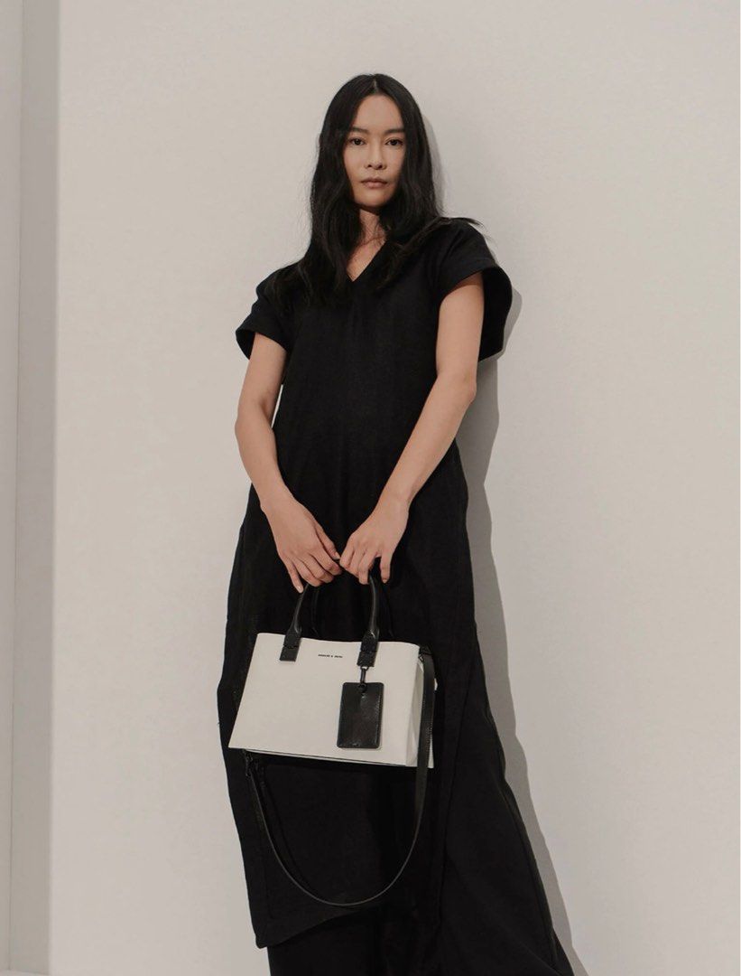 White structured bag sales