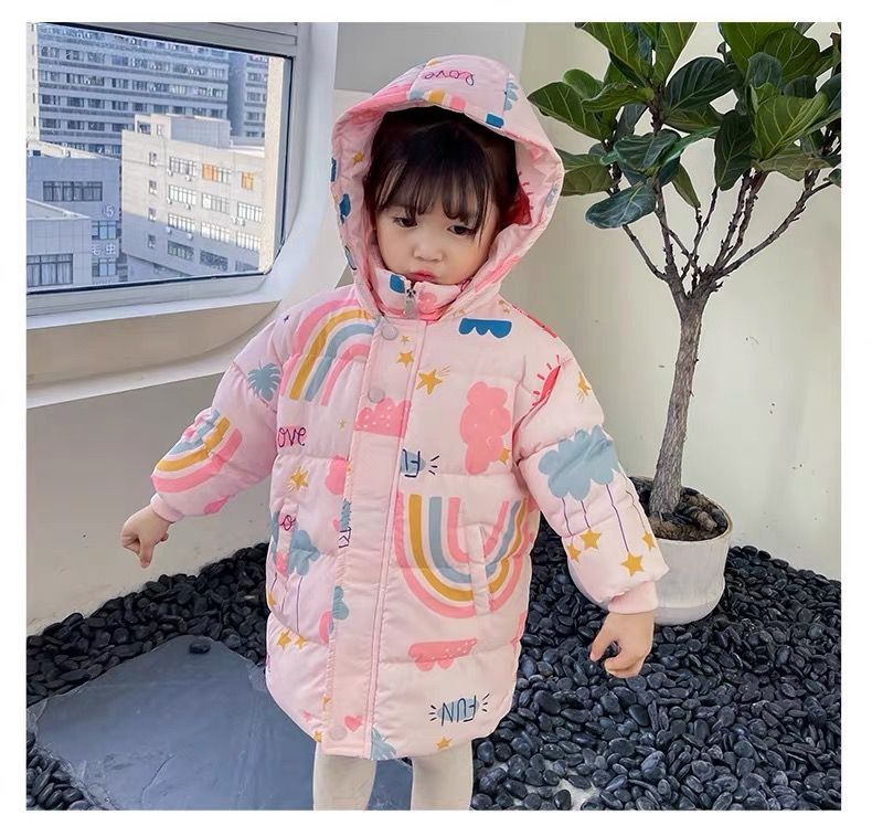 Girl down jacket discount