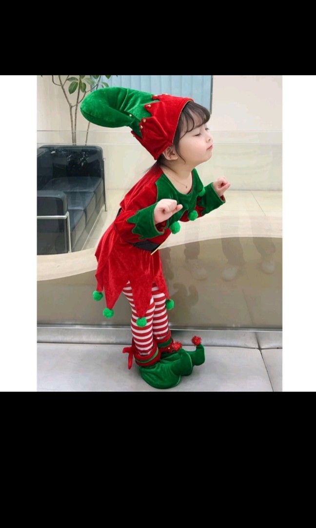 Red elf costume online