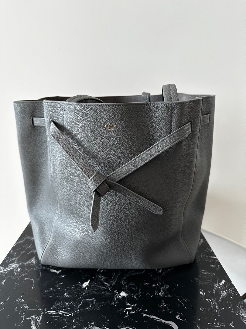 Celine cabas deals phantom grey