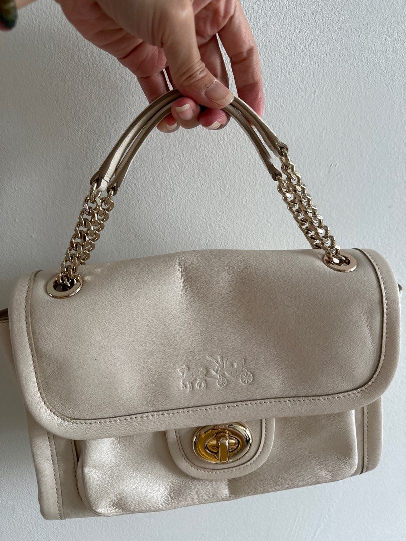 Coach Bag Sling white Luxury Bags Wallets on Carousell